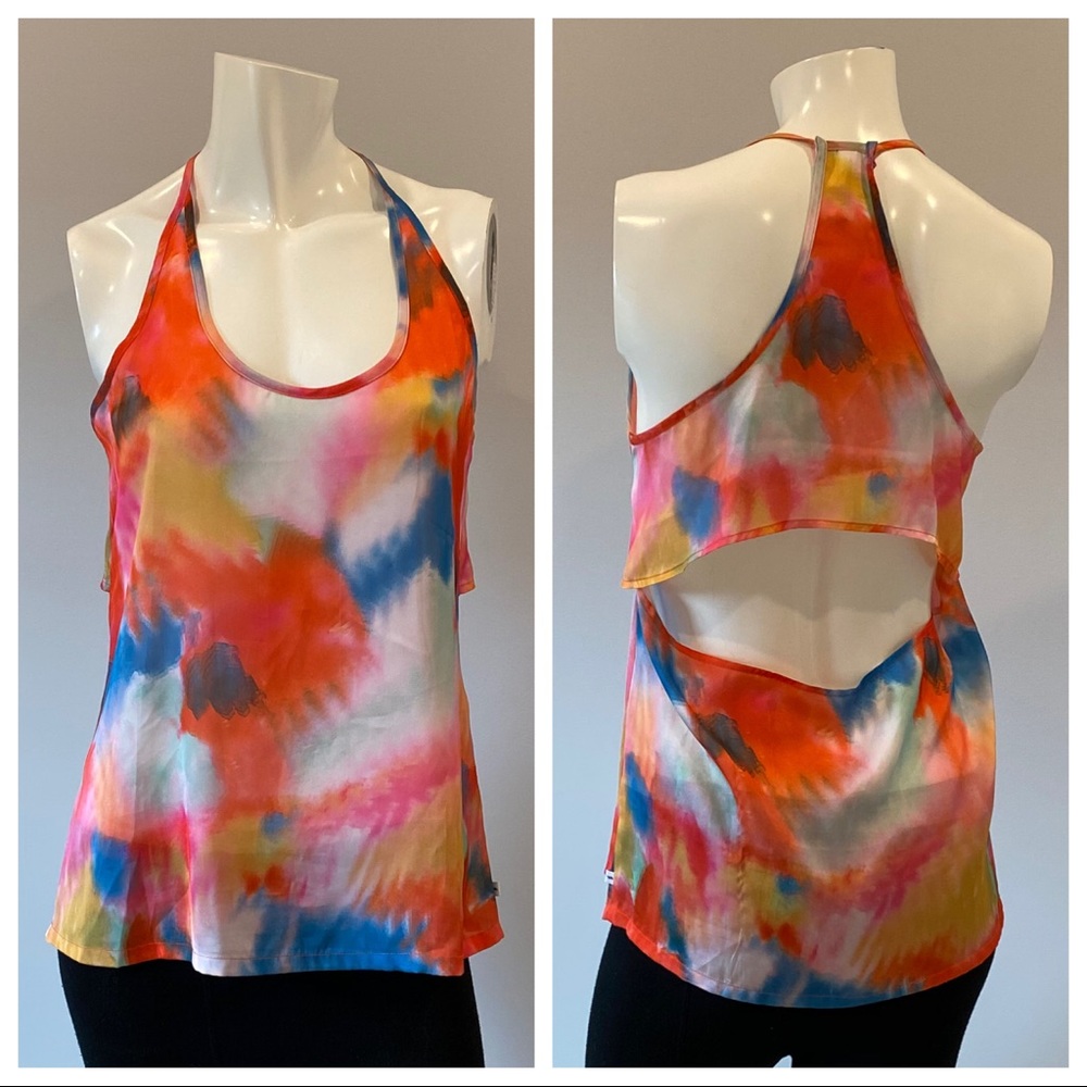 RVCA top with cutout in back